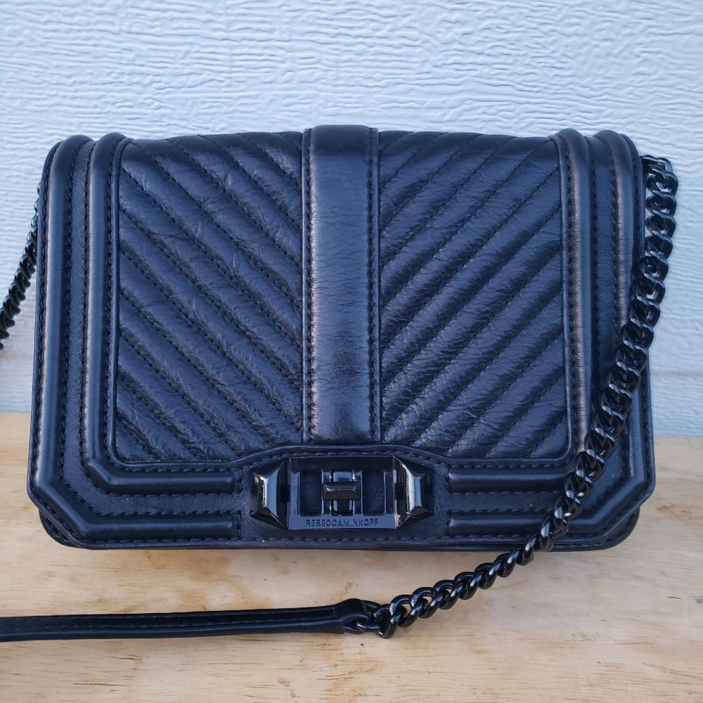 Rebecca Minkoff Chevron Love Crossbody